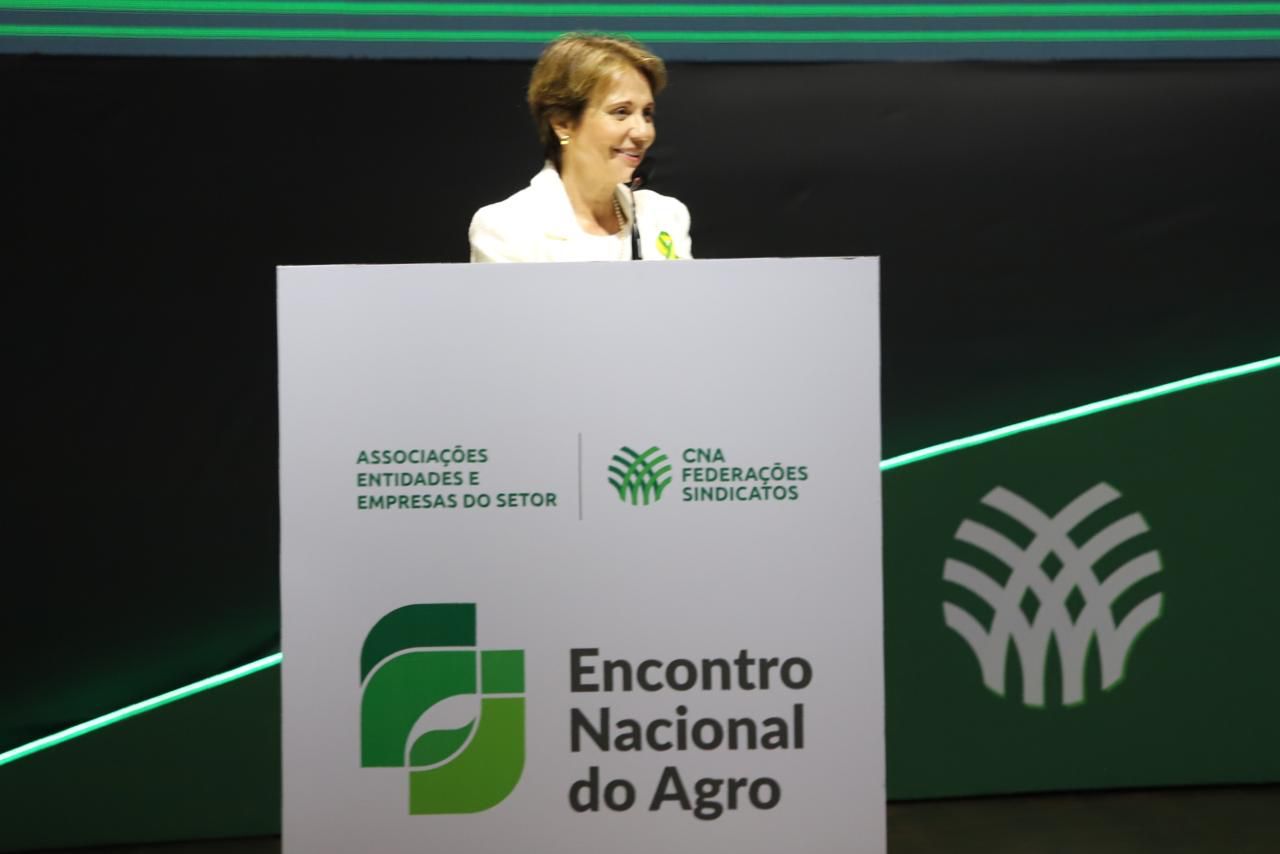 “Não somos o país do futuro, somos o país do presente”, reforça Tereza Cristina em Brasília