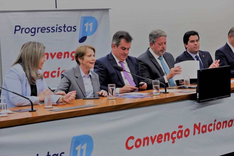Tereza Cristina durante convenção nacional do Progressistas